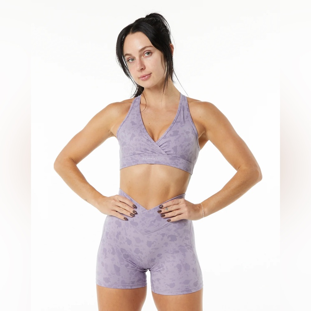 BRAND NEW Alphalete Surface Wrap Sports Bra S